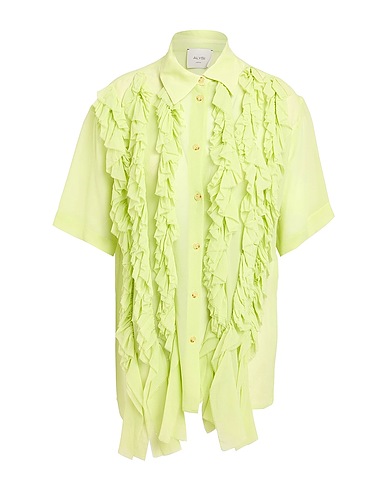 ALYSI Silk shirts & blouses Light green 100% Silk