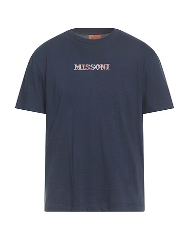 MISSONI T-shirt Navy 100% Cotton