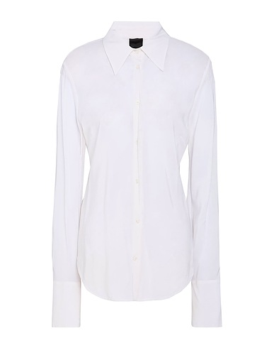 PINKO Solid color shirts & blouses Off white 97% Viscose, 3% Elastane