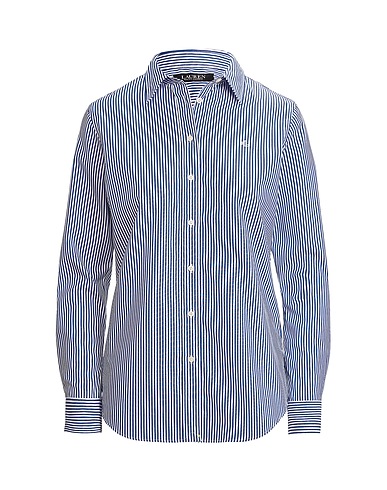 POLO RALPH LAUREN ストライプ柄シャツ Striped Easy Care Cotton Shirt
 ネイビー コットン 95% / ポリウレタン 5%