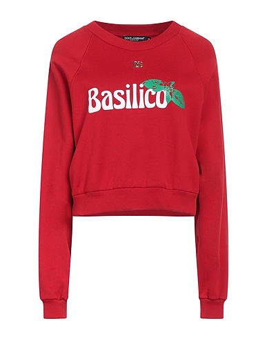 DOLCE&GABBANA Sweatshirt Brick 100% Cotton, Elastane, Zamak