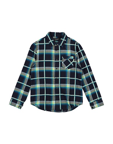 SCOTCH & SHRUNK Patterned shirt Midnight blue 100% Cotton