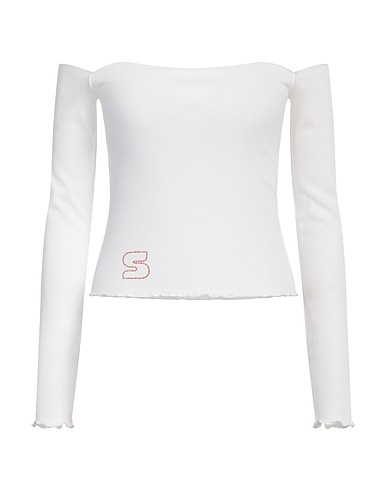 SIEDRÉS Top White 60% Polyester, 35% Viscose, 5% Elastane