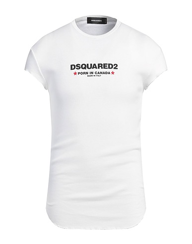 DSQUARED2 T-Shirt Weiß 100% Baumwolle