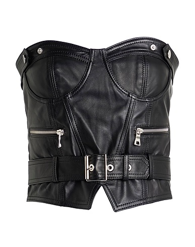 MANOKHI Bustier Black 100% Leather