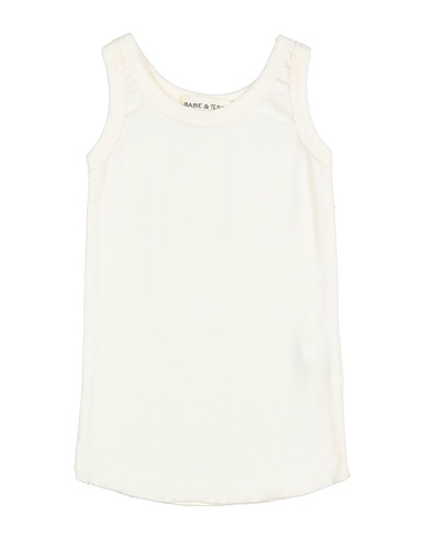 BABE & TESS Canotta Off white 98% Cotone, 2% Elastan