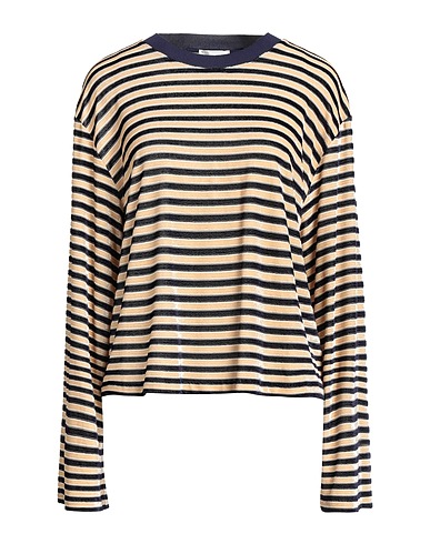 FORTE_FORTE T-shirt Sand 81% Viscose, 17% Polyamide, 2% Elastane