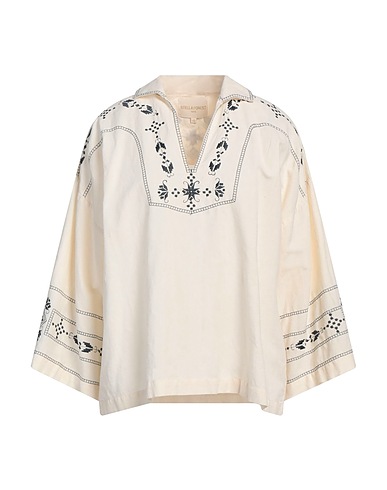 STELLA FOREST Top Ivory 70% Cotton, 30% Silk