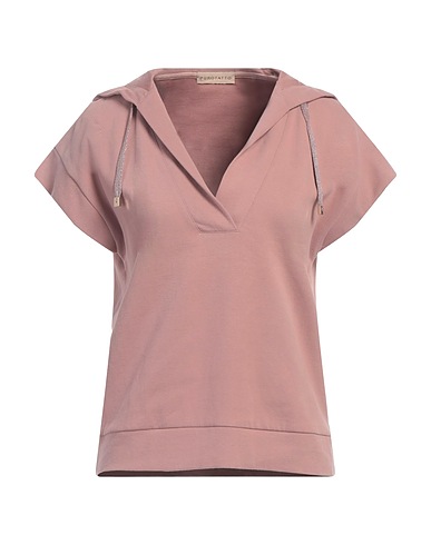 PUROTATTO Hooded sweatshirt Light brown 100% Cotton