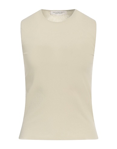 PHILOSOPHY di LORENZO SERAFINI Top Military green 100% Polyamide