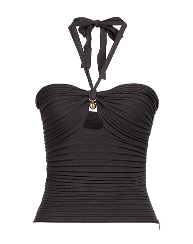 PHILOSOPHY di LORENZO SERAFINI Top Dark brown 65% Viscose, 35% Polyamide
