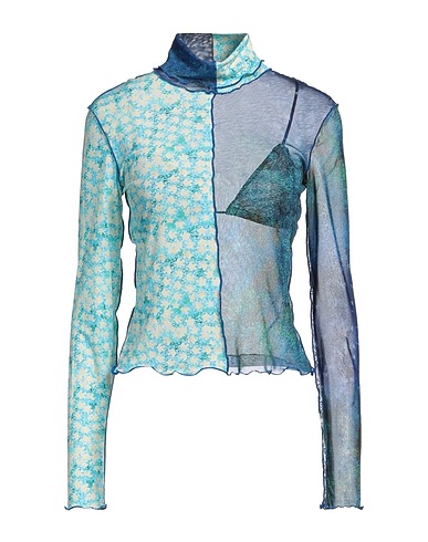 SIEDRÉS Top Navy blue 100% Polyester, Elastane