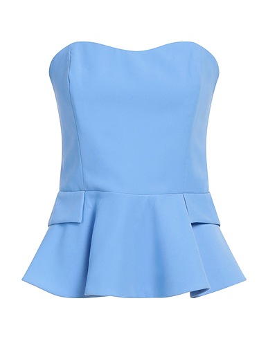 ESSENTIEL ANTWERP Bustier Sky blue 94% Recycled polyester, 6% Elastane