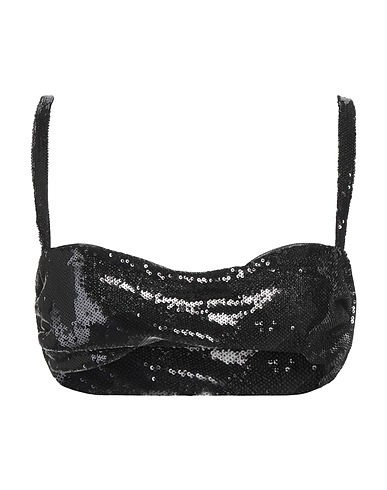 DAHLO Top Nero 100% Poliestere