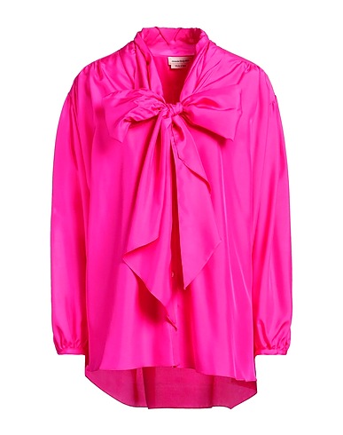 MCQUEEN Silk shirts & blouses Fuchsia 100% Silk