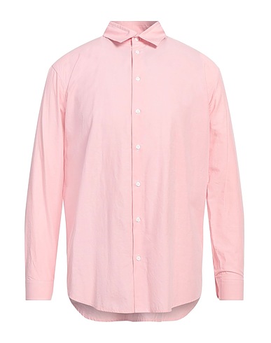 DAL LAGO Solid colour shirt Pink 58% Cotton, 42% Tactel®