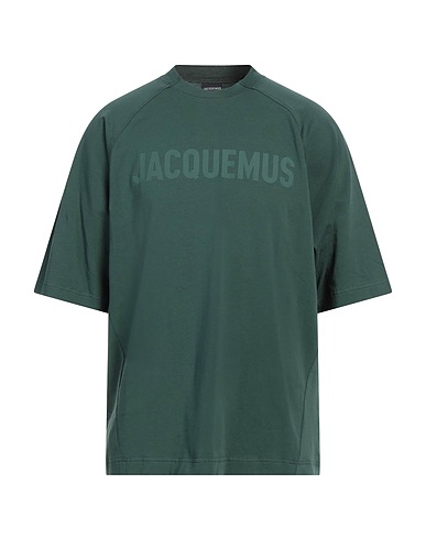 JACQUEMUS T-Shirt Smaragdgrün 94% Baumwolle, 6% Elastan