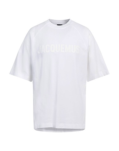 JACQUEMUS T-shirt Bianco 94% Cotone, 6% Elastan