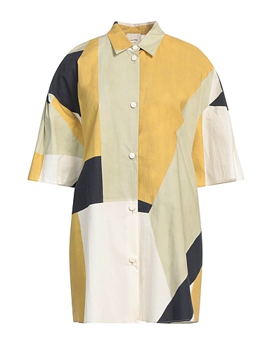 ALYSI Patterned shirts & blouses Mustard 100% Cotton