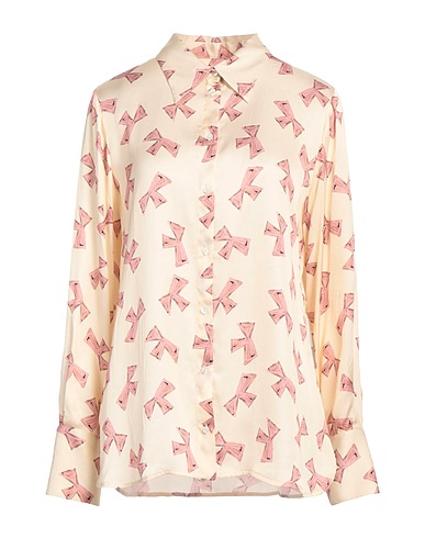 OTTOD'AME Patterned shirts & blouses Cream 100% Viscose
