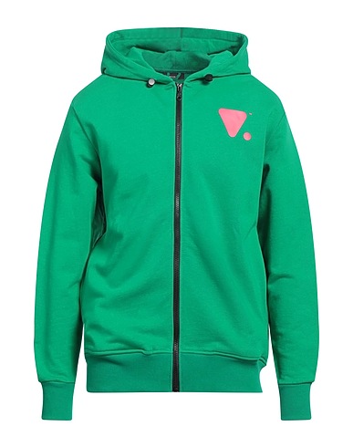 VALVOLA. Hooded sweatshirt Green 100% Cotton