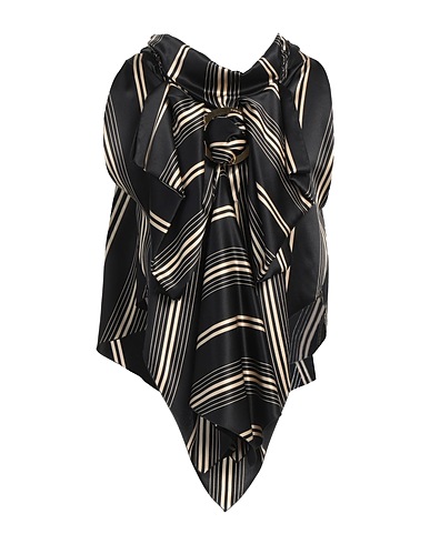 BALMAIN Silk top Black 100% Silk