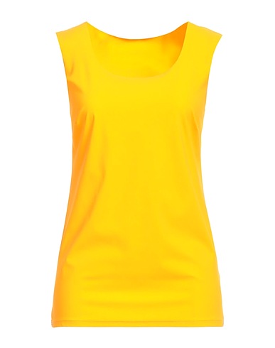 PATRIZIA PEPE Top Yellow 72% Polyamide, 28% Elastane