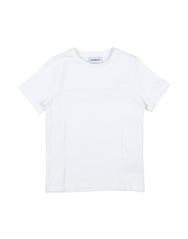 BIKKEMBERGS T-shirt Bianco 100% Cotone
