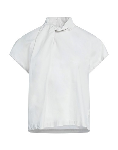 ALPHA STUDIO Top Light grey 98% Cotton, 2% Elastane