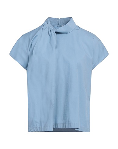 ALPHA STUDIO Top Light blue 98% Cotton, 2% Elastane