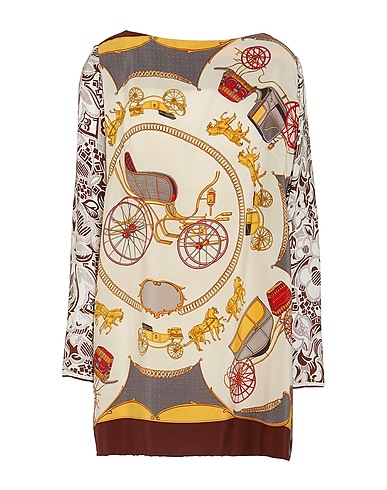 IBRIGU Top Beige Seta