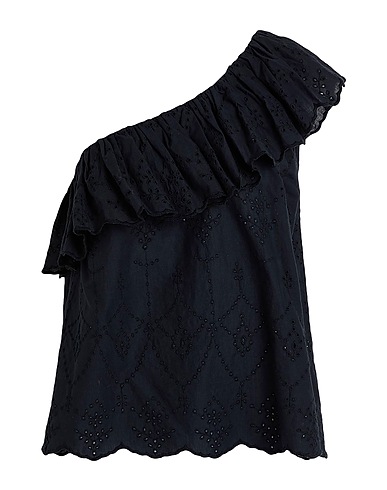ROSEANNA One-shoulder top Black 100% Cotton