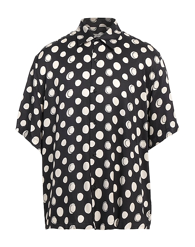 I'M BRIAN Patterned shirt Black 100% Viscose
