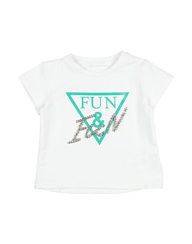 FUN & FUN T-shirt White 95% Cotton, 5% Elastane