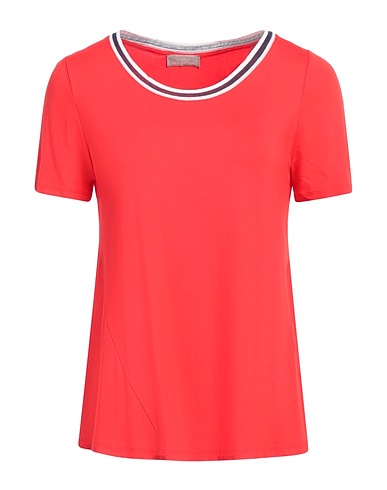 MARIA BELLENTANI T-shirt Red 95% Viscose, 5% Elastane