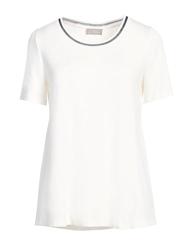 MARIA BELLENTANI T-shirt Off white 95% Viscose, 5% Elastane