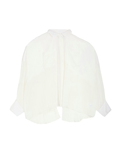 REV Camicie e bluse in seta Bianco 100% Seta