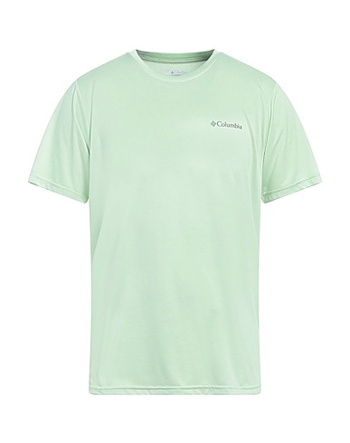 COLUMBIA Basic T-Shirt Light green 100% Polyester