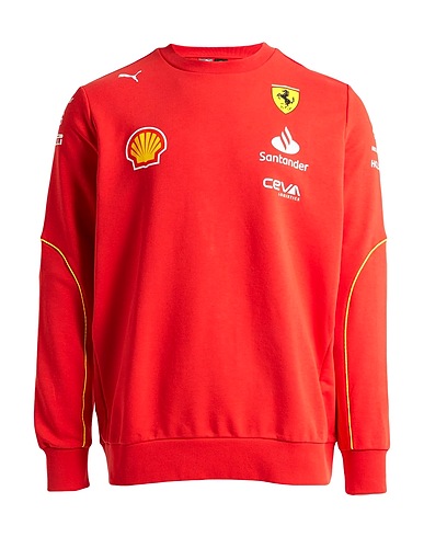 PUMA x FERRARI Sweatshirt Red 68% Cotton, 32% Polyester