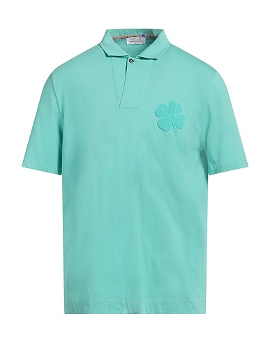 HERITAGE Polo shirt Light green 100% Cotton
