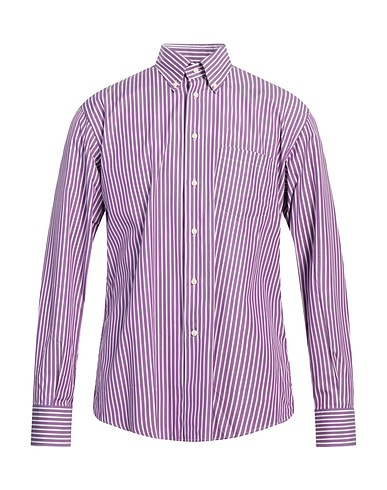 DEL SIENA Striped shirt Purple 100% Cotton