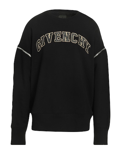 GIVENCHY Sweatshirt Black 100% Cotton, Lambskin