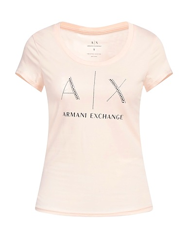 ARMANI EXCHANGE T-Shirt Hellrosa 100% Baumwolle