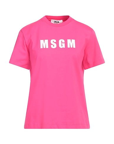 MSGM T-shirt Fuchsia 100% Cotton