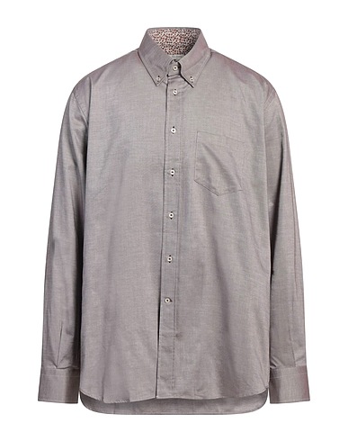 DEL SIENA Solid colour shirt 100% Cotton