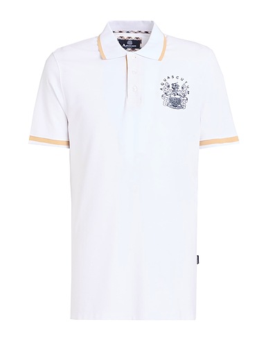 AQUASCUTUM ACTIVE Polo Bianco 100% Cotone