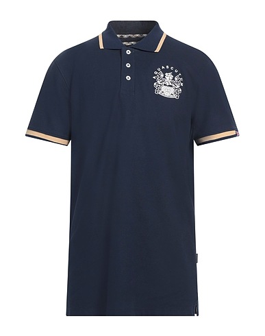 AQUASCUTUM ACTIVE Polo shirts BLU NOTTE 100% Cotton
