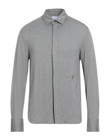 FERRAGAMO Camisa lisa Gris 90% Viscosa, 10% Poliamida