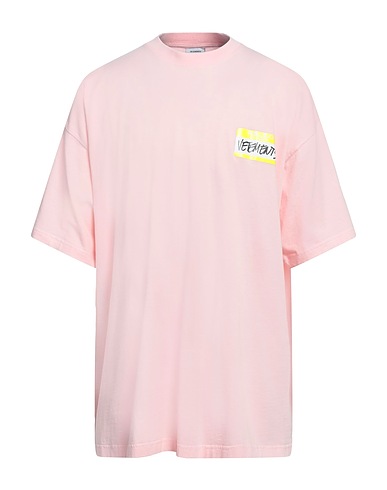 VETEMENTS Oversize-T-Shirt Pink 100% Cotton