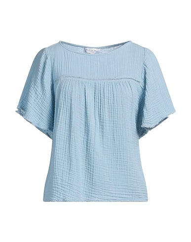 MICHAEL STARS Top Blu chiaro 100% Cotone